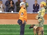 SHEINBAUM, ayer, en la ceremonia de condecoración de soldados