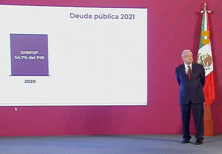 Arturo Herrera habla sobre la deuda pública.