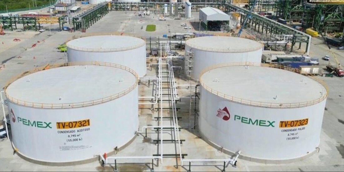 La refinería Olmeca, ubicada en Tabasco.