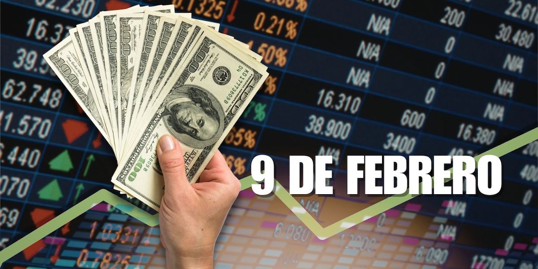 Este es el precio del dólar hoy, 9 de febrero.