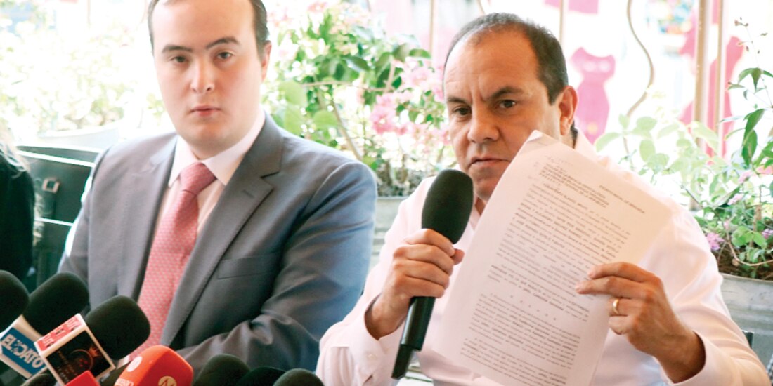 Cuauhtémoc Blanco, diputado de Morena, ayer, en Cuernavaca, Morelos