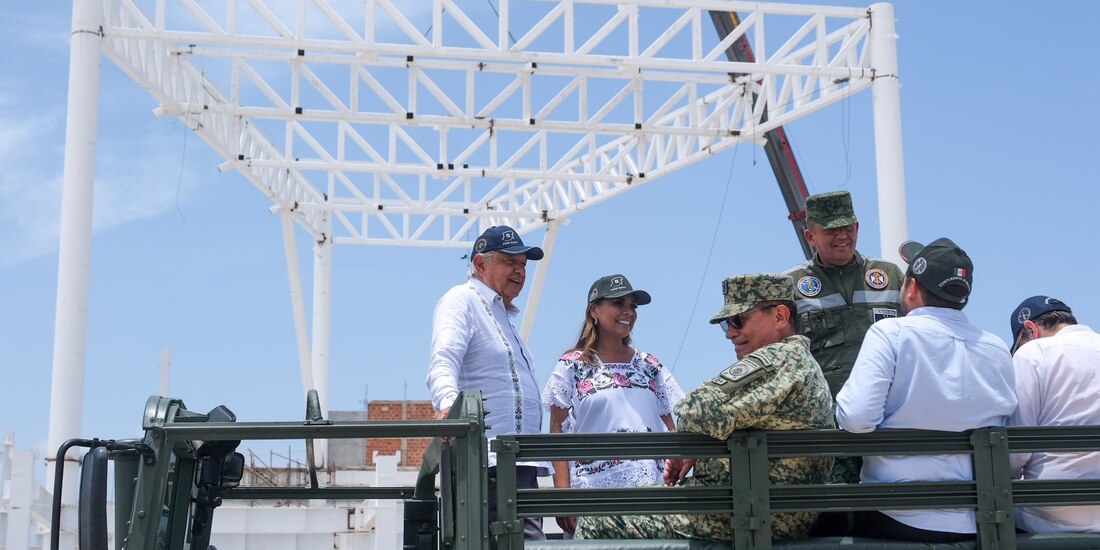 Supervisan avance mega obras.