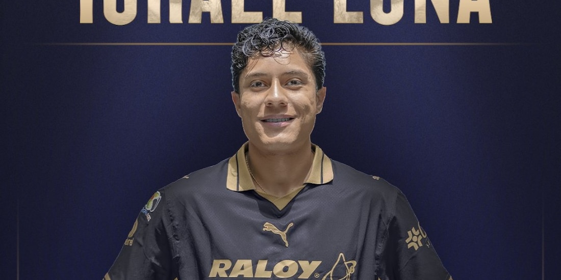 Israel Luna es nuevo refuerzo de Pumas para el Apertura 2026.