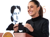 Claudia Sheinbaum, Presidenta de México, ayer
