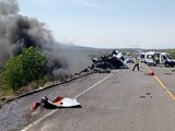 Aparatoso choque en la autopista Cuacnopalan – Oaxaca.