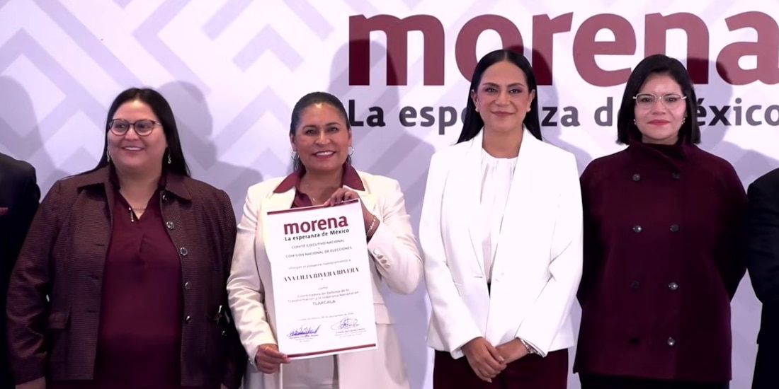Ana Lilia Rivera fue designada coordinadora de la Defensa de la Transformación en Tlaxcala.