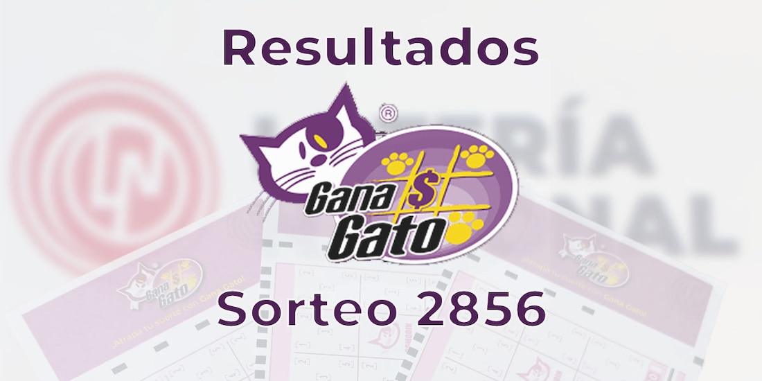 Resultados del Gana Gato 2856 del 22 de mayo del 2025.