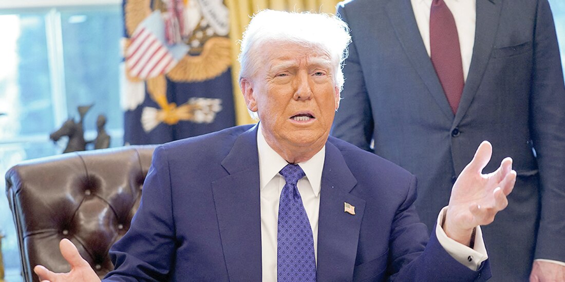 Donald Trump, en una imagen de archivo, en la oficina oval de la Casa Blanca.