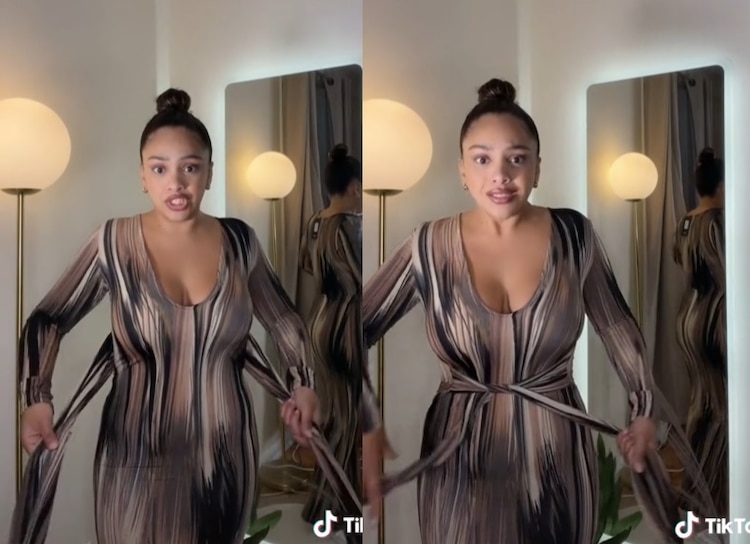 El vestido con ilusión óptica está causando sensación en TikTok