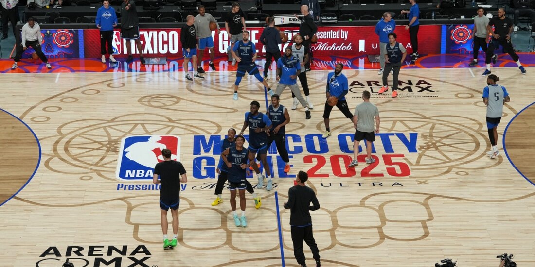 Pistons y Dallas juegan en la NBA en México