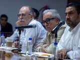 Rubén Rocha Moya y Julio Berdegué valoran con productores la comercialización de maíz para 2026.