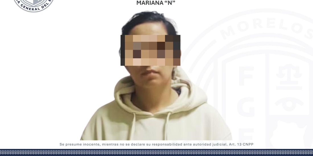 Mariana "N", detenida por su probable responsabilidad en presunto homicidio de Erick Leonardo, en Academia Militarizada "Ollin Cuauhtémoc".