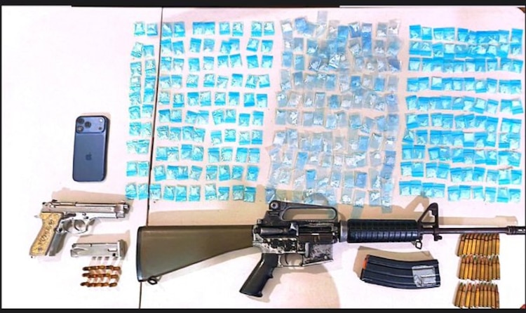 A "El Junior" le decomisaron droga y armas.