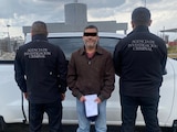 Arresto de presunto delincuente en Hidalgo.