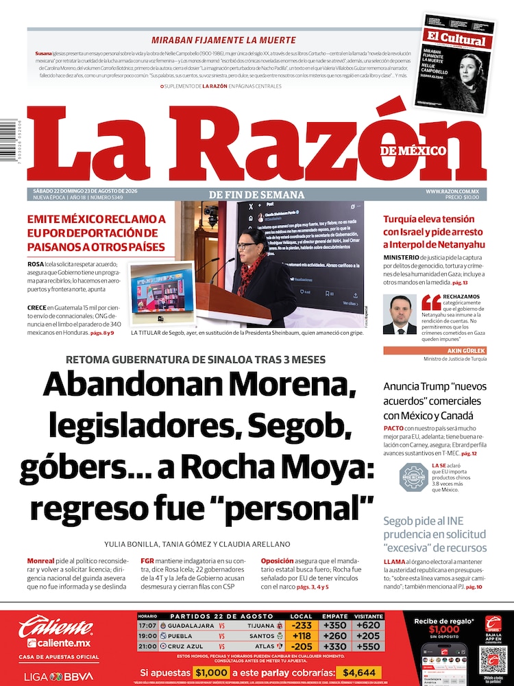 La Razón 22 Agosto 2026