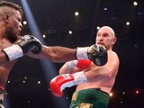 Tyson Fury muestra las marcas de guerra en el combate contra Francis Ngannou