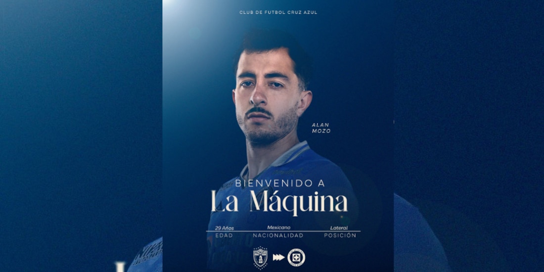 Alan Mozo es presentando como refuerzo del Cruz Azul.