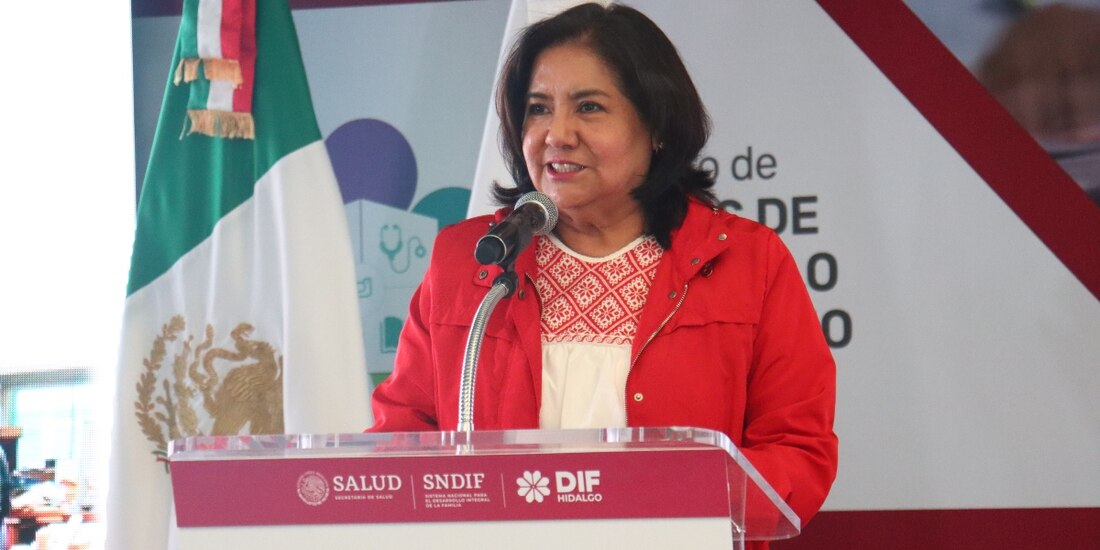 Edda Vite, presidenta del Patronato del Sistema DIF Hidalgo