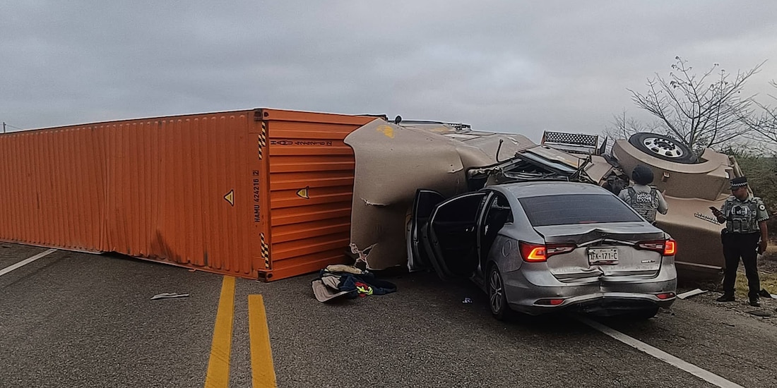 Accidente en la carretera González–Zaragoza