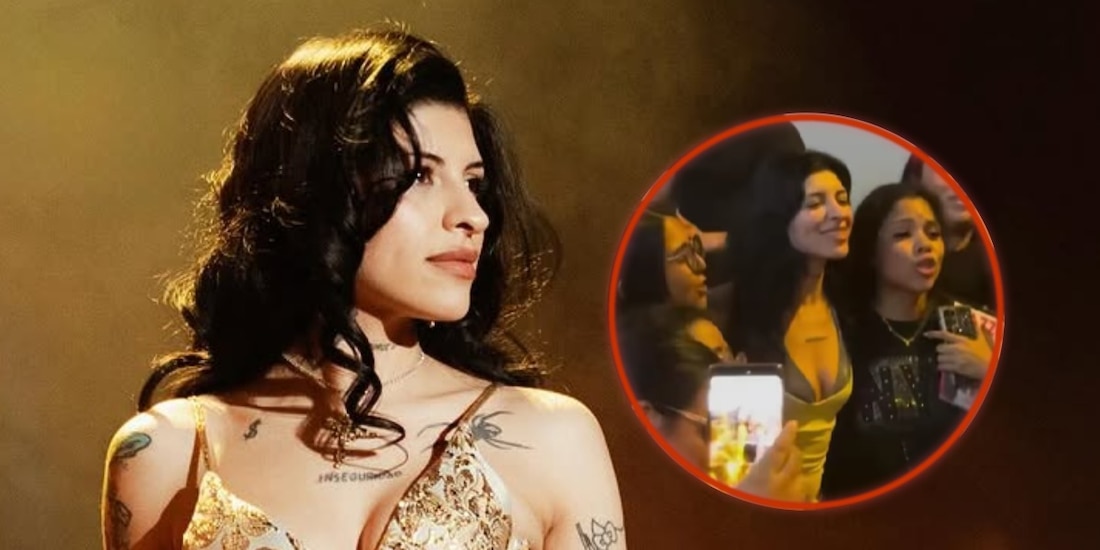 Cazzu canta ‘Cielito Lindo’ con sus fans en Mérida