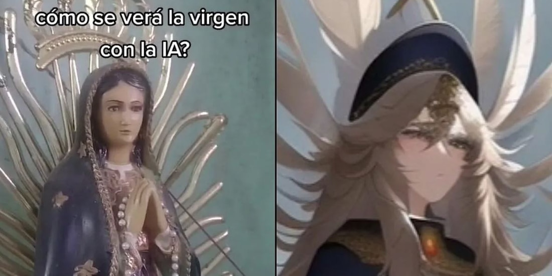 Virgen de Guadalupe con Inteligencia Artificial