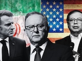 Comunidad internacional reacciona a ataque de EU contra Irán; en foto: Emmanuel Macron, Anthony Albanese y Gustavo Petro.