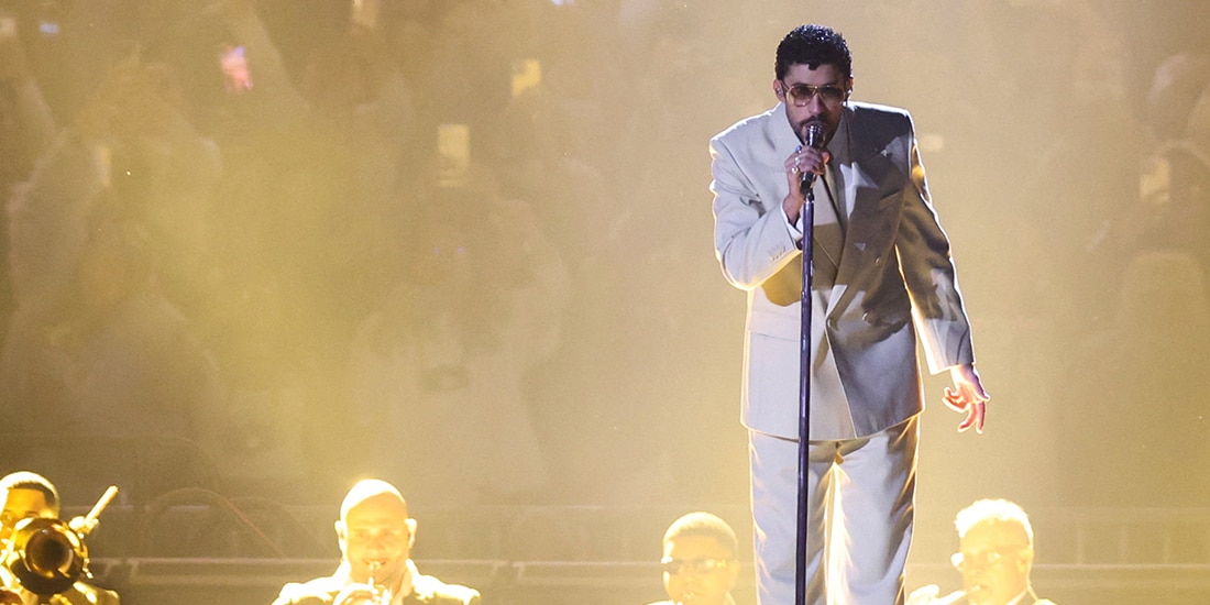 El puertorriqueño, acompañado de sus músicos, ayer en el Estadio GNP.