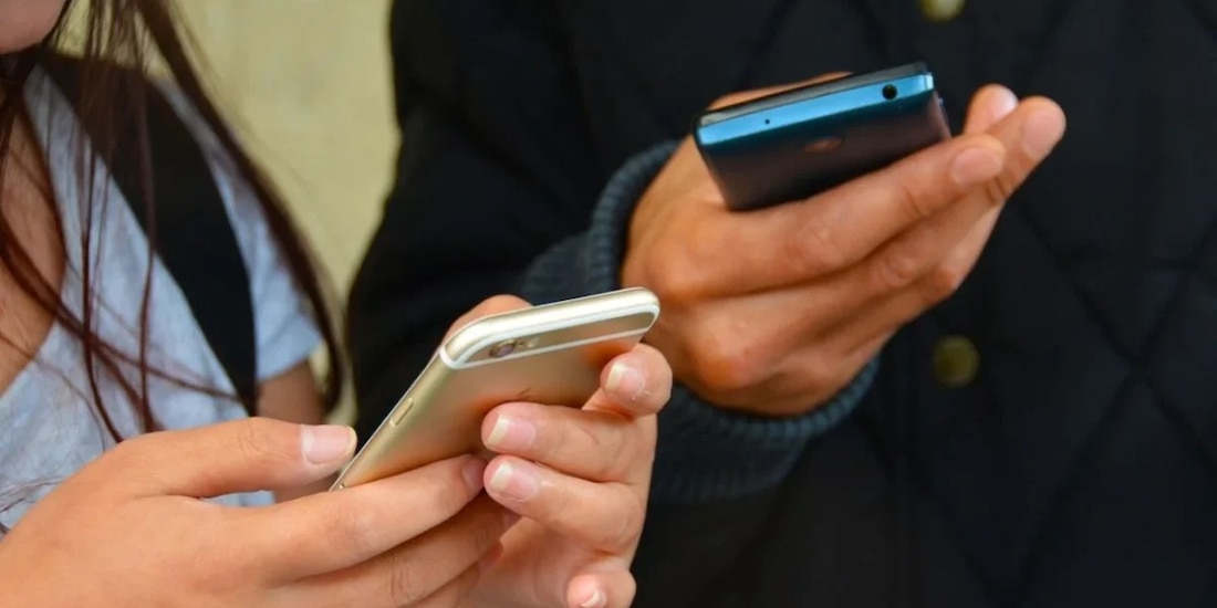 Usuarios de teléfonos móvil.