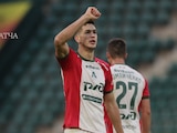 César Montes celebra su sexta anotación con la camiseta del Lokomotiv Moscú tras un cierre de partido intenso.
