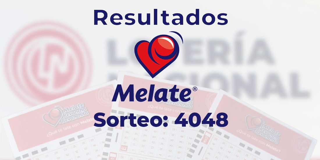 Resultados del sorteo 4048 del Melate, Revancha y Revanchita de este 25 de abril del 2025.
