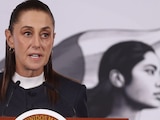 La mandataria Claudia Sheinbaum en conferencia presidencial