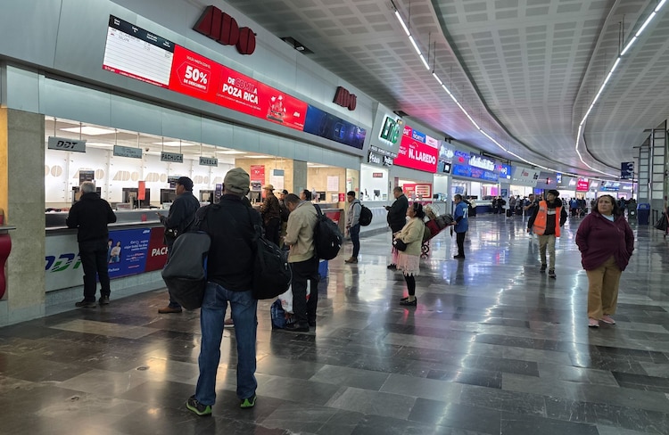 Central de autobuses del Norte en imagen de archivo