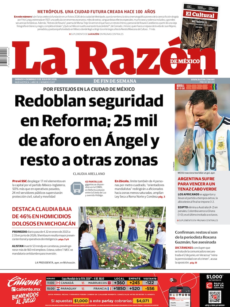 La Razón 04 Julio 2026