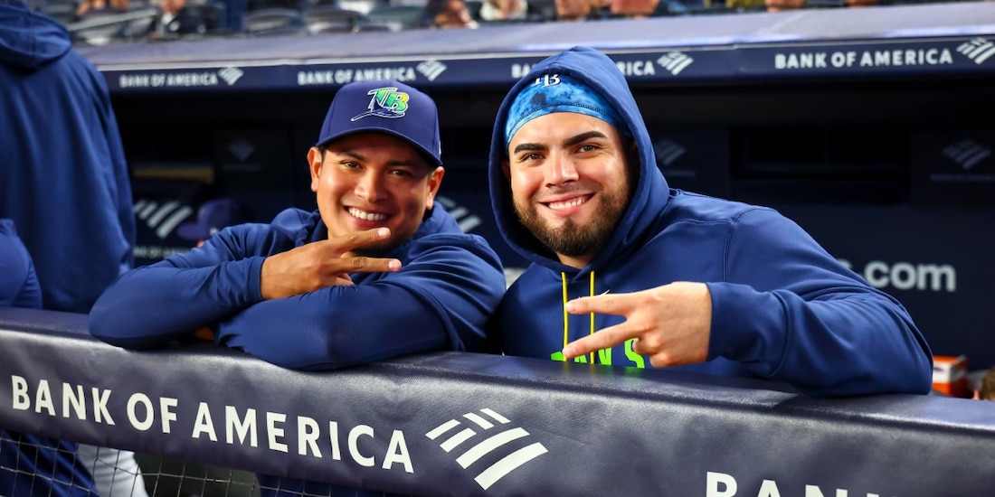 Jonathan Aranda y Manuel Rodríguez son los mexicanos que juegan en los Tampa Bay Rays