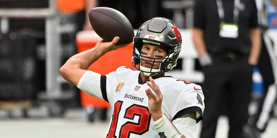 Tom Brady durante el encuentro entre Buccaneers y Raiders en la NFL el pasado 25 de octubre.