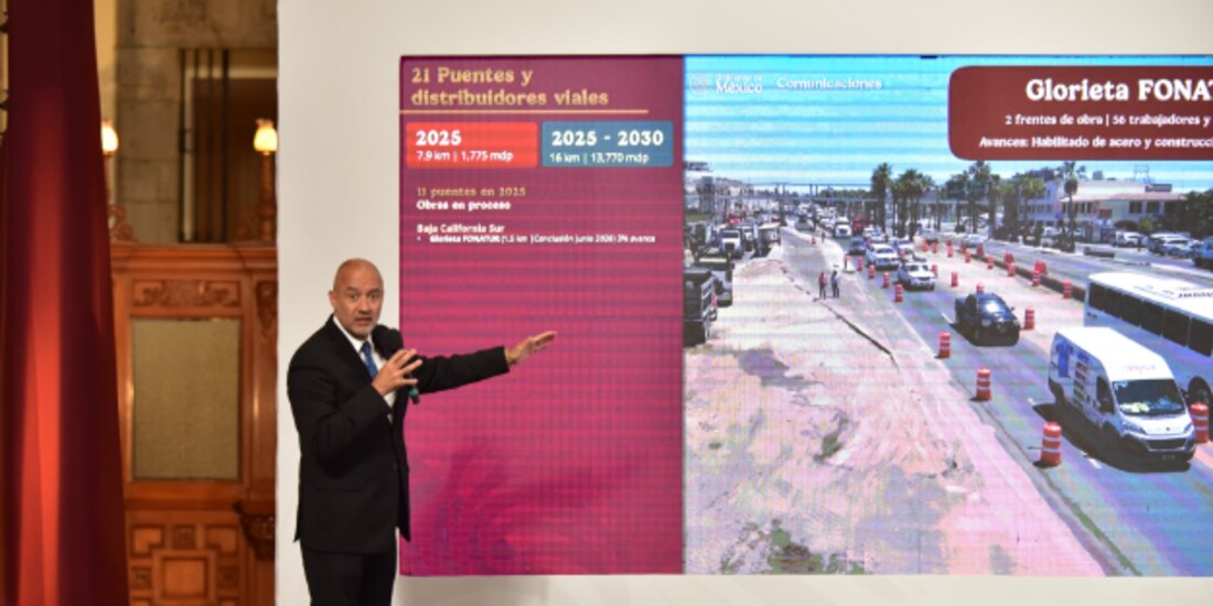 Ante la Presidenta Claudia Sheinbaum Pardo, el secretario Esteva Medina enfatizó que la inversión en el sector en este sexenio sumará 372 mil mdp, de la cual en 2025 serán 53 mil mdp