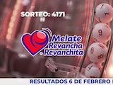 Resultados del sorteo 4171 del Melate, Revancha y Revanchita de este 6 de febrero del 2026.