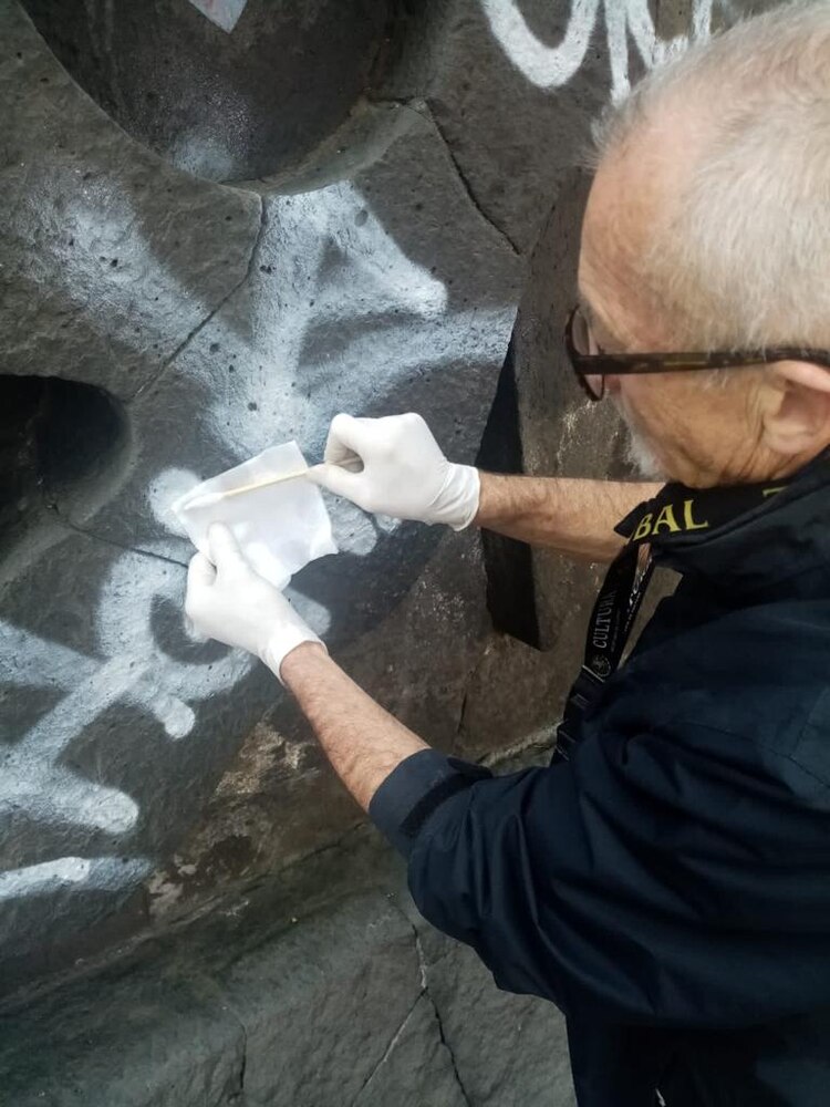 Vandalizan murales del Centro SCOP