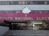 Instalaciones del INE en la alcaldía Tlalpan de la Ciudad de México.