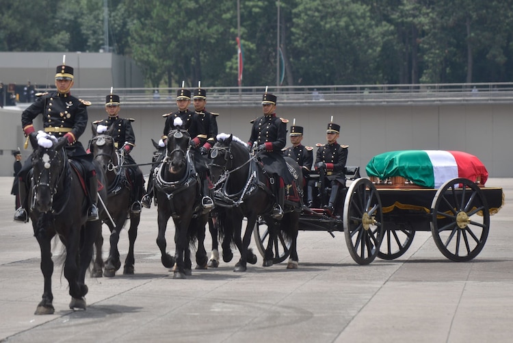 Ceremonia de Honores Fúnebres al General de División Diplomado de Estado Mayor Gerardo Clemente Ricardo Vega García.