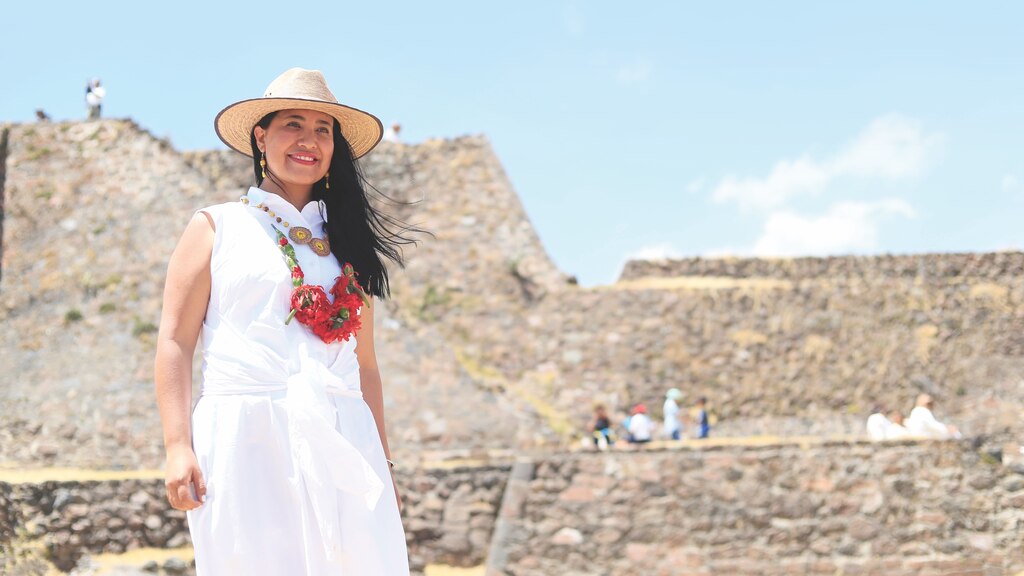 La titular de Turismo del Edomex, Nelly Carrasco, en una imagen de archivo.