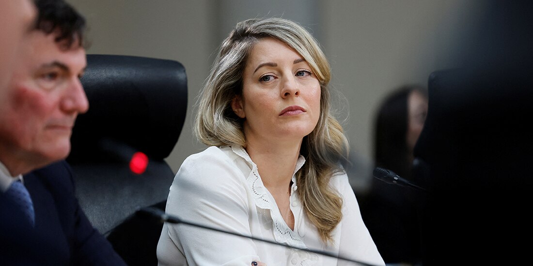 La ministra de Relaciones Exteriores de Canadá, Mélanie Joly