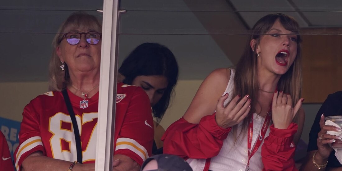 Taylor Swift en un partido de Travis Kelce en la NFL