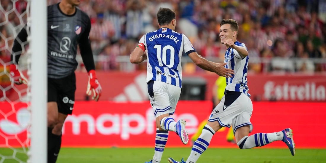 La Real Sociedad vence al Atlético de Madrid en la final de la Copa del Rey