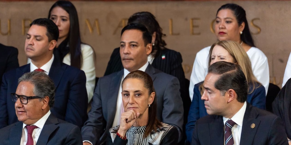 Claudia Sheinbaum entre los invitados.