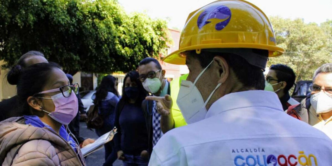 El alcalde de Coyoacán, Giovani Gutiérrez, detalló que tras las celebraciones se dañaron los adoquines y las banquetas.