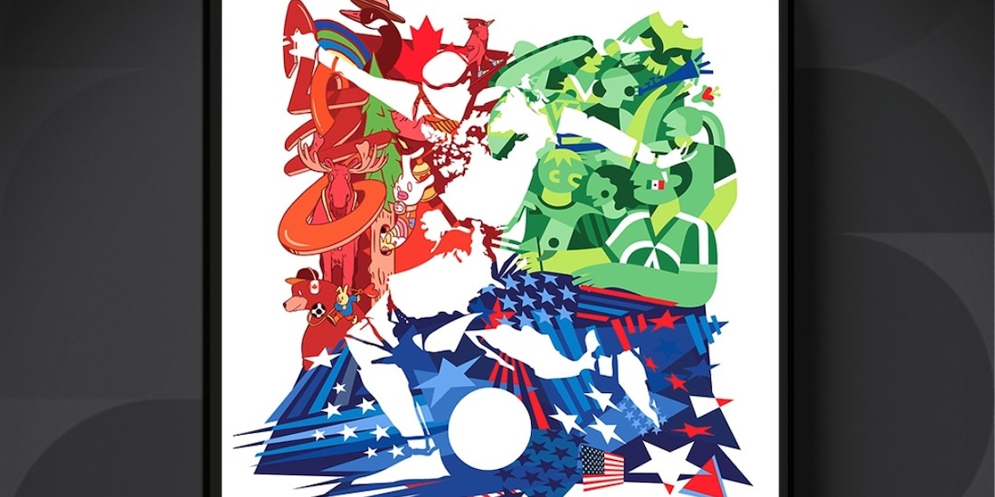 La FIFA presentó el póster oficial del Mundial 2026 a 100 días del arranque de la justa.