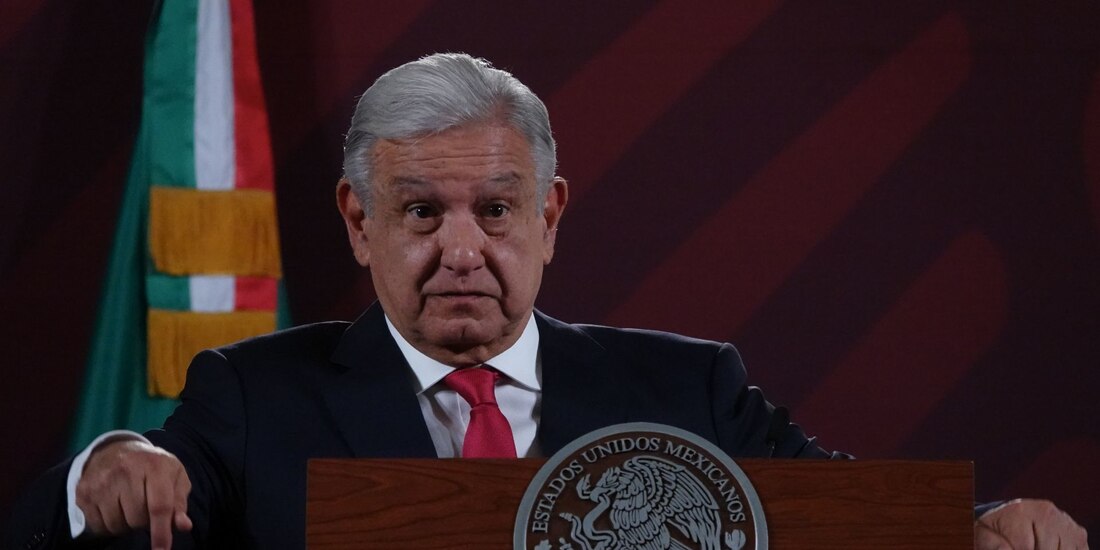 El Presidente López Obrador ofreció conferencia este 3 de abril del 2023, desde Palacio Nacional, en la Ciudad de México.