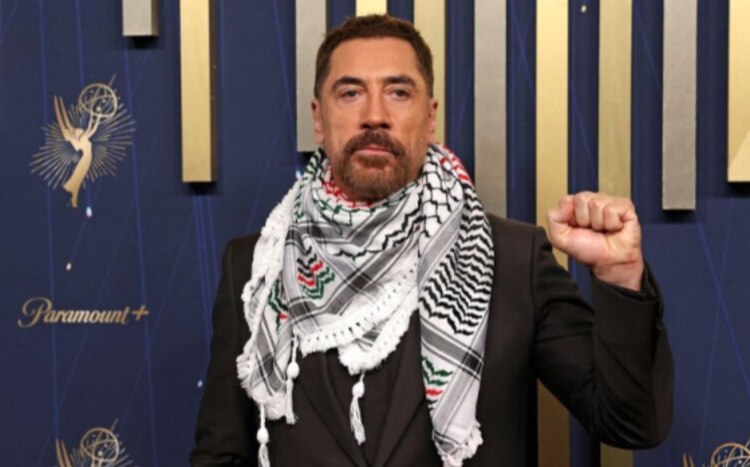 En la alfombra roja, el actor español Javier Bardem afirmó que no trabajará con ningún estudio o productora que apoye el genocidio en Gaza.