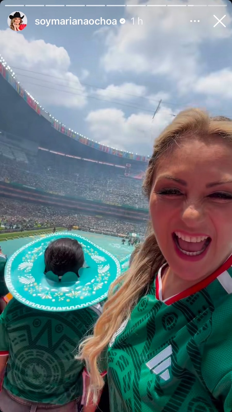 Mariana Ochoa comparte emocionada que es parte del primer partido del Mundial.